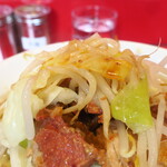 ラーメン二郎 - ヤサイ（そのまま）