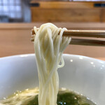 飯田商店 - 出汁割り用の極細麺