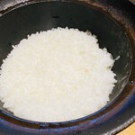 宮島離れの宿 IBUKU - 南部鉄器の炊き立て白御飯