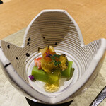宮島離れの宿 IBUKU - 先付　碓井豆腐