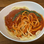浅草 開化楼 - パスタ 市販アラビアータソース掛け　2022.3