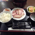 Gyuushige - カルビ定食・１５０g