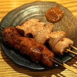 旅人酒場　武蔵 - 2012.12 鶏レバー（210円）、豚レバー（210円）