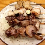 にしきや - 焼き鳥おまかせ5本（480円）