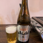 Kamioooka Horumon Sakaba Isshin - アサヒスーパードライ中瓶