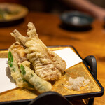 横浜 酒槽 - 2022.3 江戸前穴子の天ぷら（1,850円）