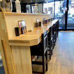 ますや - カウンター席