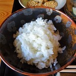 草庵 鍋島 - 朝食：ご飯