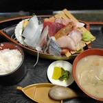 カネセイ - お刺身舟盛り定食