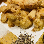 やきとり 嶋家 - 塩胡椒で食べるのが最高。