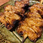 やきとり 嶋家 - 鶏皮。