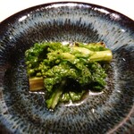鮨 唐島 - 菜の花の焼き浸し