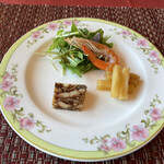 ホテルオークラレストラン新宿 中国料理 桃里 - 天空コース　三種前菜盛り合わせ