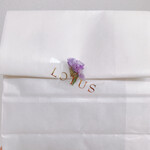 KIMURA - プレゼント用の焼き菓子の袋にLOTUSのロゴシール