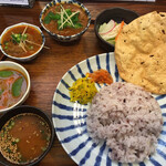 月と亀 - カレー定食