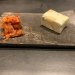 北海道焼肉 北うし - キムチとチーズテリーヌ