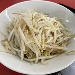 ラーメン もっけだの - ヤサイマシマシの追加ヤサイ（別皿）
