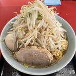 ラーメン もっけだの - 『ラーメン普通ニンニクマシマシヤサイマシマシ+味玉』