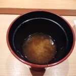 鮨 さかい - 味噌汁