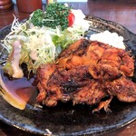 Toriya Heibee Shouten - 鶏もも１枚焼き定食のメイン