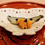 馬車道 大かわ - 鮑とウニ