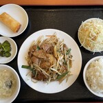 台湾料理 福来 - 別の日のレバニラー炒めランチ