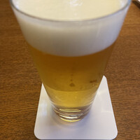 そば会席 立会川 吉田家 - 生ビール