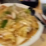 Chiyuuyuu - 躍動感溢れる中華丼！！#単に手ブレ