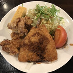 こうち - 唐揚げとアジフライ