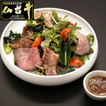 Sendai beef roast beef Caesar salad