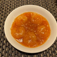 天津飯店 本店 - 天津飯店コース　海老のチリソース