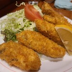 くま - 牡蠣フライ