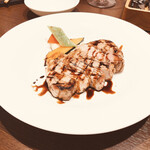 kitchen俊貴 - オリーブ豚のソテー　バルサミコソース