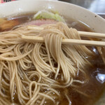 中華そば 今野 - 粒々入り低下水の細麺