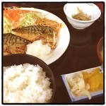 次郎長寿司 - 塩サバ定食！！
            ５５０円