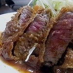 洋食の朝日 - ビフカツ