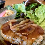 ジャム cafe 可鈴 - 【今週のメイン】照り焼きレンコンバーグ