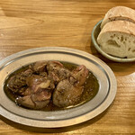 文化商店 - 鶏レバーとハツのコンフィ バルサミコソース(750円)