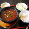 sengaisenhombashisenryouri - 石鍋麻婆豆腐 定食 ¥800