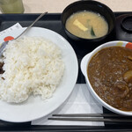 Matsuya - 創業ハンバーグカレー（大盛）820円