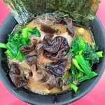 ラーメン 杉田家 - ④2022/2/25ラーメン並＋のり･青菜･きくらげ増し