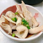 ゆたか食堂 - 鶏皮ポン酢