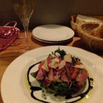 オレンジ - (o>ω<o)孔鴨とピンクグレープフルーツのサラダ：820円（’13.02月にて)