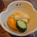 川京 - お漬物♪何気においしい