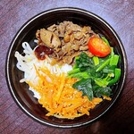穂農花 - ビビンバ丼（500円）