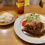 BISTRO On-y-va - 2021.12.23  ビフカツＭ定食