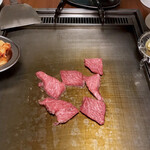 オカダ食品株式会社 - カイノミ焼肉カット 焼き焼き風景