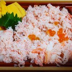 アルビス - 海鮮ちらし寿司（かに）680円