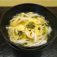 ふしきの - お食事　白魚のにゅう麺