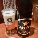 めしの助 - サッポロ黒ラベル(中びん)